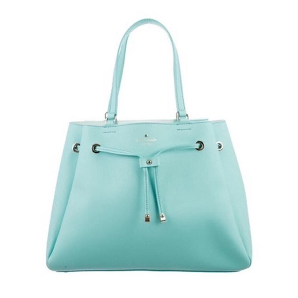 Kate Spade New York Cape Drive Lynnie Tote, beautiful Tiffany blue, EUC
